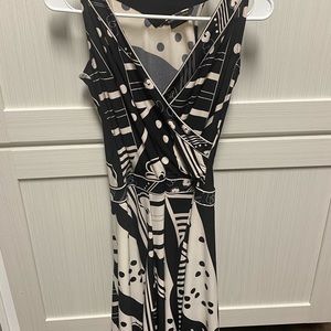 Black and White Cocktail Dress